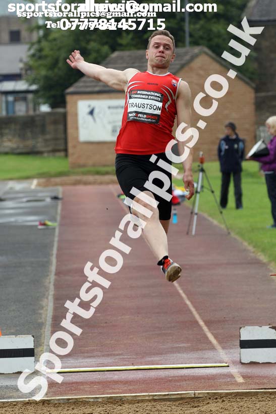 Mens decathlon long jump, EAP International Cominted Events, Hexham. Photo: David T. Hewitson/Sports for All Pics